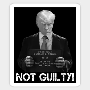 Trump Not Guilty Sticker